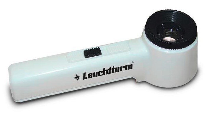 Lupa led de apoyo 10 aumentos Leuchtturm LU 150