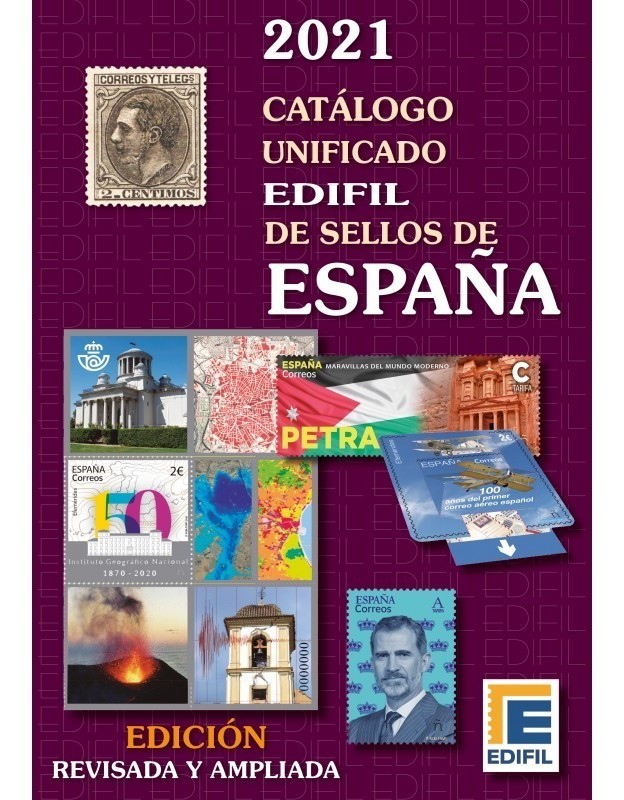 Catálogo unificado Edifil de sellos de España 2021.