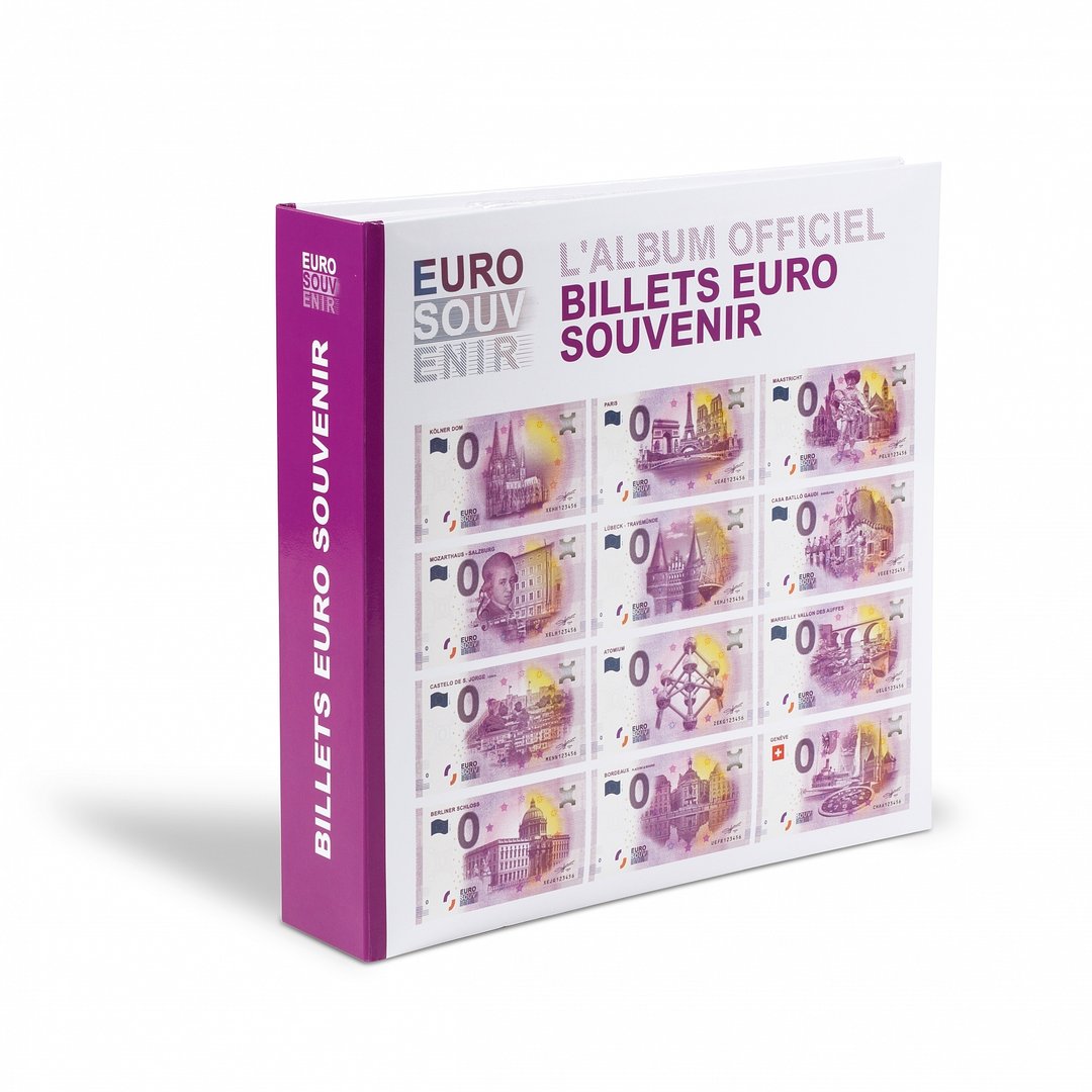 Álbum oficial Leuchtturm para 200 billetes EURO SOUVENIR.